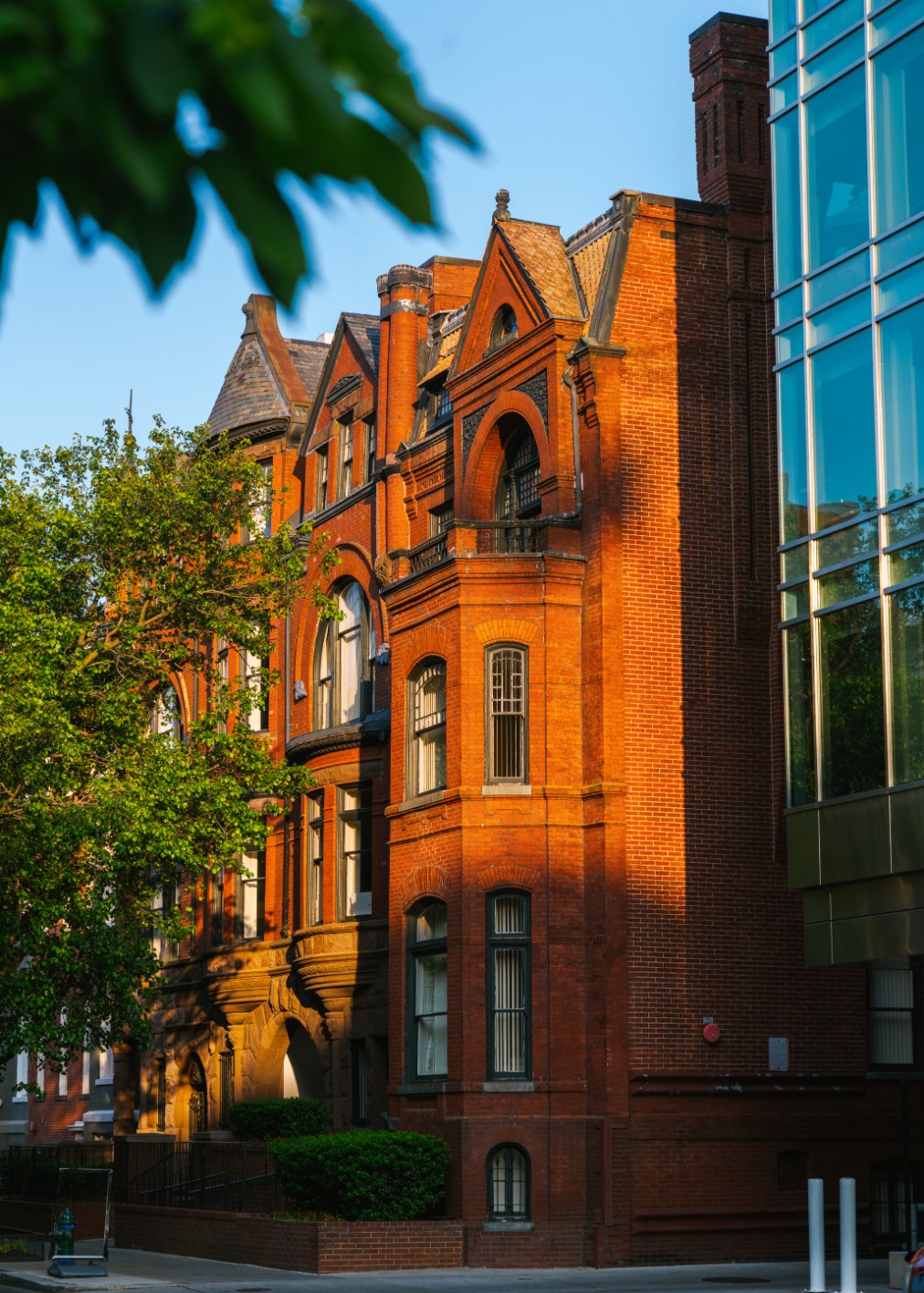 Historic building exterior near 1324 NoMa